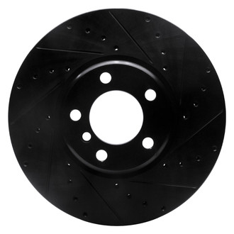 DFC® - Premium Drilled and Slotted Front Passenger Side Brake Rotor
