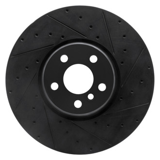 DFC® - Premium Drilled and Slotted Front Passenger Side Brake Rotor