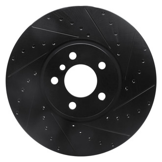 DFC® - Premium Drilled and Slotted Front Passenger Side Brake Rotor