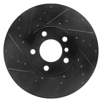DFC® - Premium Drilled and Slotted Front Driver Side Brake Rotor