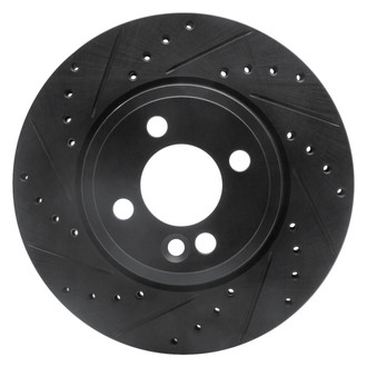 DFC® - Premium Drilled and Slotted Front Driver Side Brake Rotor