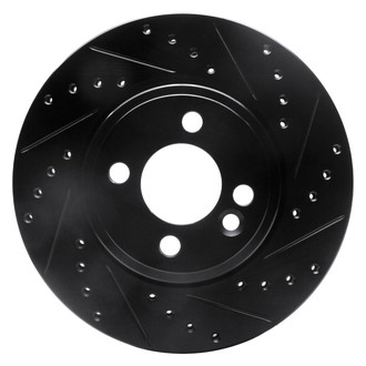 DFC® - Premium Drilled and Slotted Front Passenger Side Brake Rotor