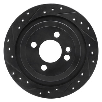 DFC® - Premium Drilled and Slotted Rear Driver Side Brake Rotor
