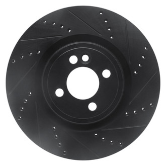 DFC® - Premium Drilled and Slotted Front Passenger Side Brake Rotor