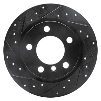 DFC® - Premium Drilled and Slotted Rear Driver Side Brake Rotor
