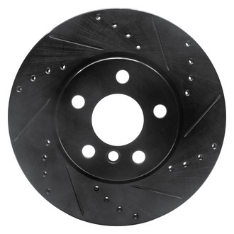 DFC® - Premium Drilled and Slotted Front Passenger Side Brake Rotor