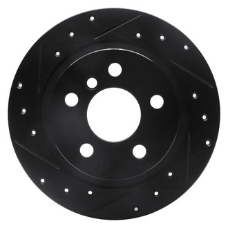 DFC® - Premium Drilled and Slotted Rear Driver Side Brake Rotor