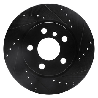 DFC® - Premium Drilled and Slotted Front Passenger Side Brake Rotor