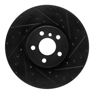 DFC® - Premium Drilled and Slotted Front Passenger Side Brake Rotor