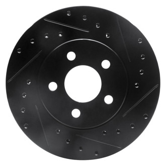 DFC® - Premium Drilled and Slotted Front Passenger Side Brake Rotor