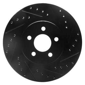 DFC® - Premium Drilled and Slotted Front Passenger Side Brake Rotor