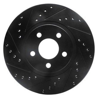 DFC® - Premium Drilled and Slotted Front Driver Side Brake Rotor