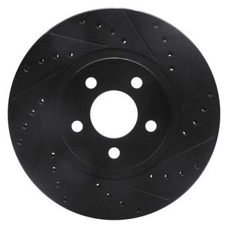 DFC® - Premium Drilled and Slotted Front Passenger Side Brake Rotor