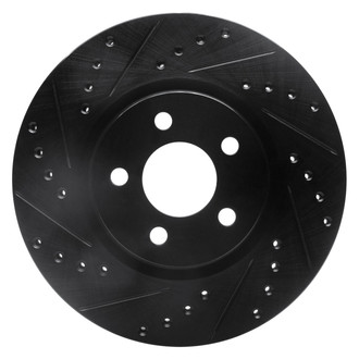 DFC® - Premium Drilled and Slotted Front Driver Side Brake Rotor