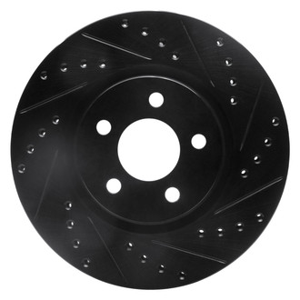 DFC® - Premium Drilled and Slotted Front Passenger Side Brake Rotor