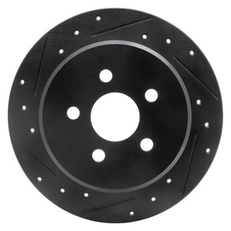 DFC® - Premium Drilled and Slotted Rear Driver Side Brake Rotor