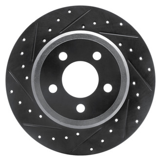 DFC® - Premium Drilled and Slotted Rear Driver Side Brake Rotor