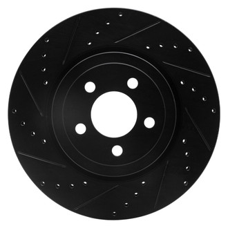 DFC® - Premium Drilled and Slotted Front Driver Side Brake Rotor