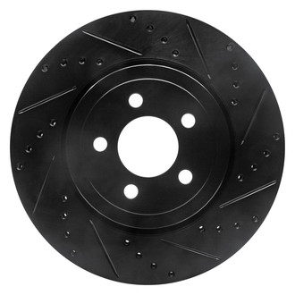 DFC® - Premium Drilled and Slotted Front Passenger Side Brake Rotor