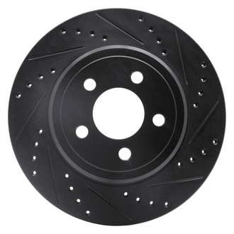 DFC® - Premium Drilled and Slotted Rear Passenger Side Brake Rotor