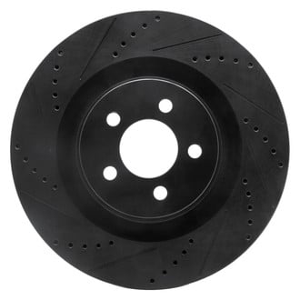 DFC® - Premium Drilled and Slotted Front Driver Side Brake Rotor