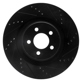 DFC® - Premium Drilled and Slotted Front Passenger Side Brake Rotor