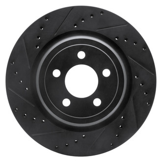 DFC® - Premium Drilled and Slotted Rear Driver Side Brake Rotor