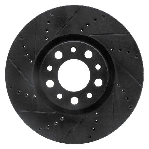 DFC® - Premium Drilled and Slotted Front Brake Rotor