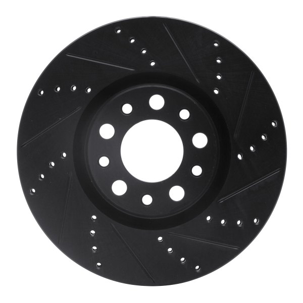 DFC® - Premium Drilled and Slotted Front Brake Rotor