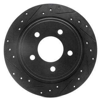 DFC® - Premium Drilled and Slotted Rear Driver Side Brake Rotor