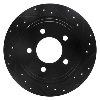 DFC® - Premium Drilled and Slotted Rear Passenger Side Brake Rotor