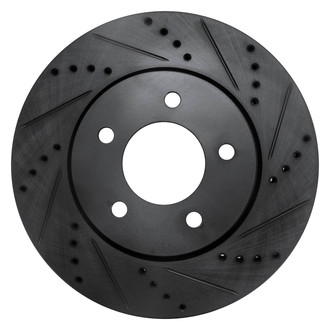 DFC® - Premium Drilled and Slotted Front Passenger Side Brake Rotor