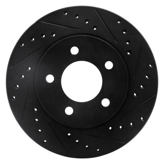 DFC® - Premium Drilled and Slotted Front Passenger Side Brake Rotor