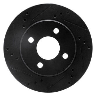DFC® - Premium Drilled and Slotted Front Driver Side Brake Rotor