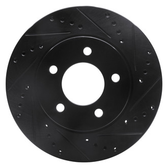 DFC® - Premium Drilled and Slotted Front Passenger Side Brake Rotor