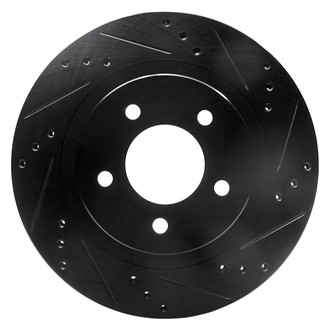 DFC® - Premium Drilled and Slotted Front Passenger Side Brake Rotor