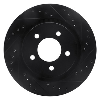 DFC® - Premium Drilled and Slotted Front Passenger Side Brake Rotor