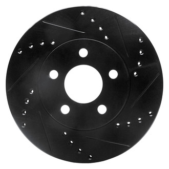 DFC® - Premium Drilled and Slotted Front Passenger Side Brake Rotor