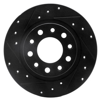 DFC® - Premium Drilled and Slotted Rear Driver Side Brake Rotor