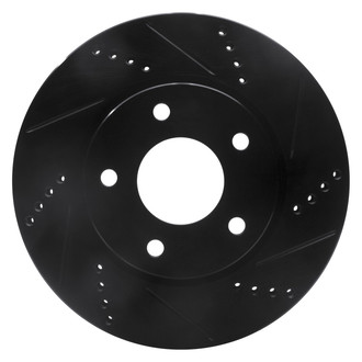 DFC® - Premium Drilled and Slotted Front Passenger Side Brake Rotor