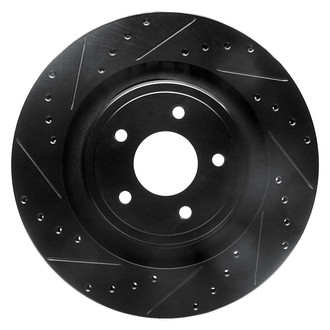 DFC® - Premium Drilled and Slotted Front Driver Side Brake Rotor