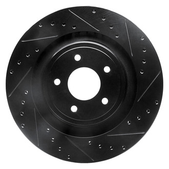 DFC® - Premium Drilled and Slotted Front Passenger Side Brake Rotor