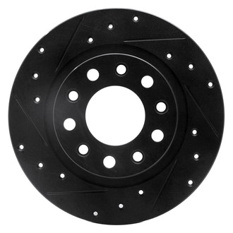 DFC® - Premium Drilled and Slotted Rear Driver Side Brake Rotor