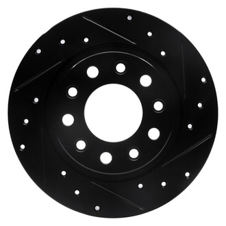 DFC® - Premium Drilled and Slotted Rear Passenger Side Brake Rotor