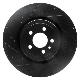 DFC® - Premium Drilled and Slotted Front Driver Side Brake Rotor