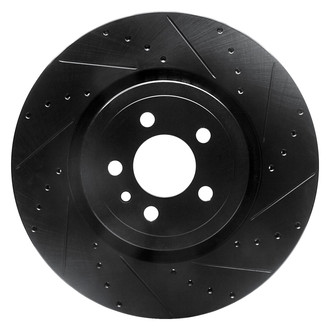 DFC® - Premium Drilled and Slotted Front Passenger Side Brake Rotor