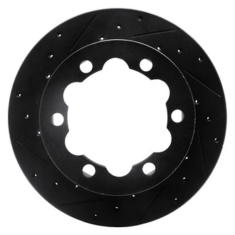 DFC® - Premium Drilled and Slotted Rear Driver Side Brake Rotor