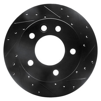 DFC® - Premium Drilled and Slotted Front Passenger Side Brake Rotor