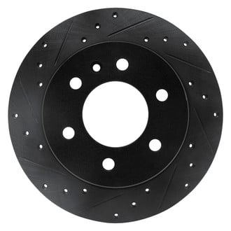 DFC® - Premium Drilled and Slotted Rear Driver Side Brake Rotor