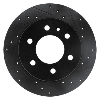 DFC® - Premium Drilled and Slotted Rear Passenger Side Brake Rotor